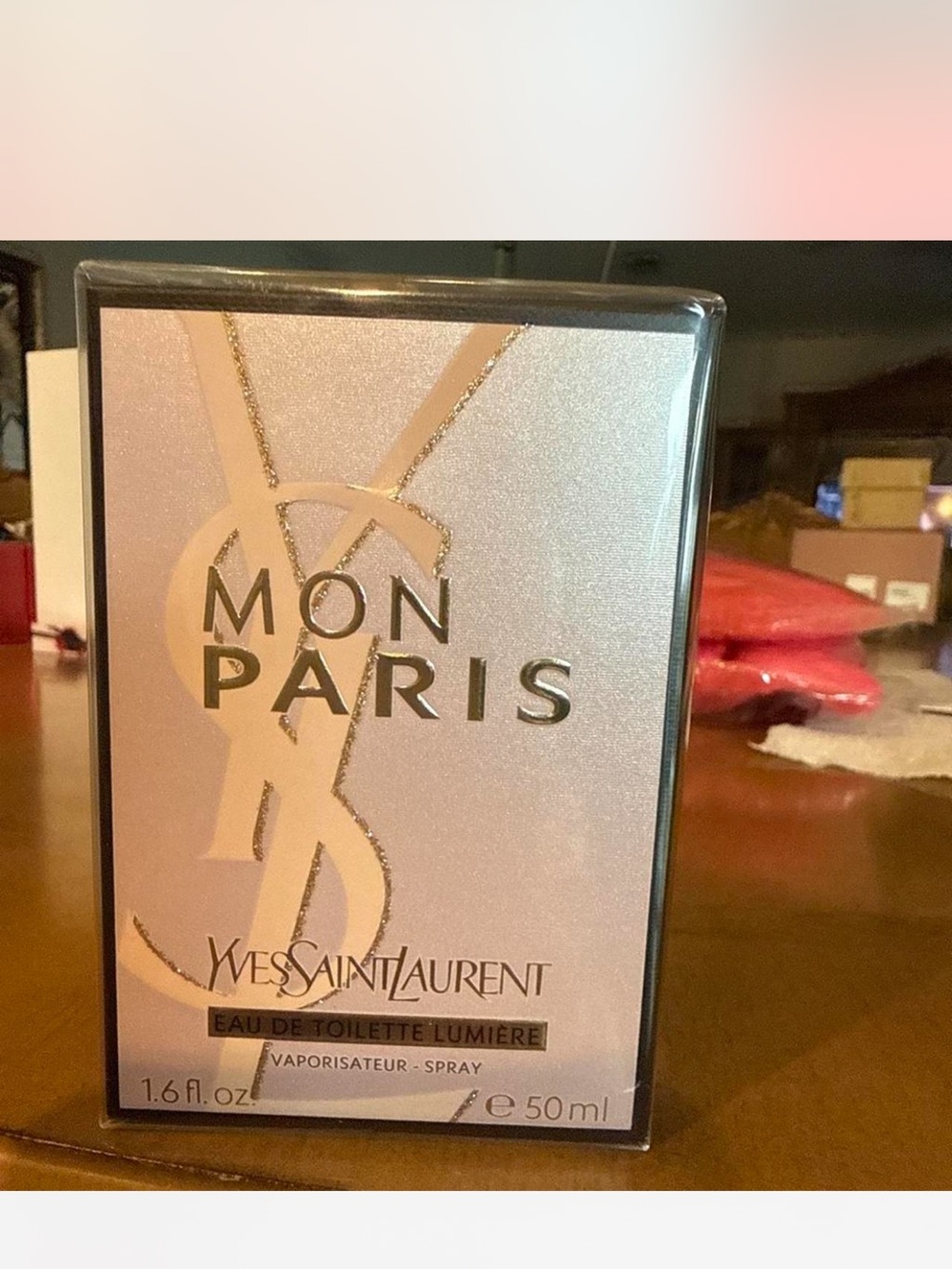 Yves Saint Laurent Mon Paris Pink and Gold Fragrance Box